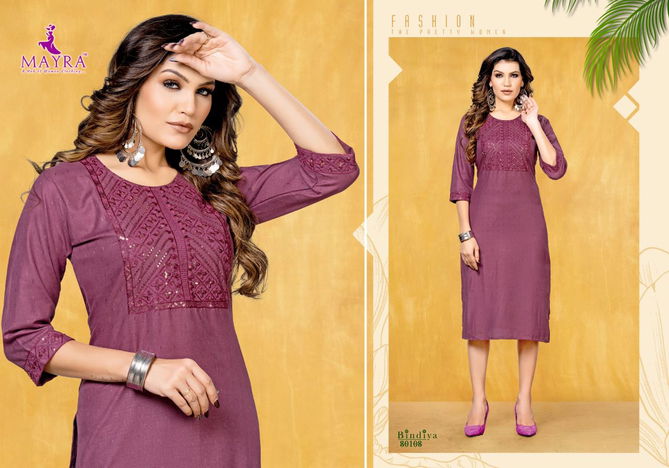 Mayra Bindiya Wholesale Kurti Exclusive Wear Collection